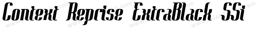 Context Reprise ExtraBlack SSi Extra Black字体转换